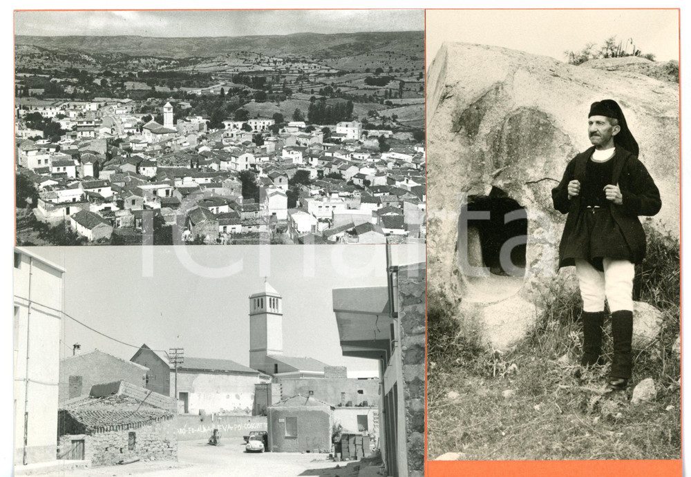 1960 ca LULA (NU) Uomo in abito tradizionale *Bozzetto per cartolina 21x15 cm