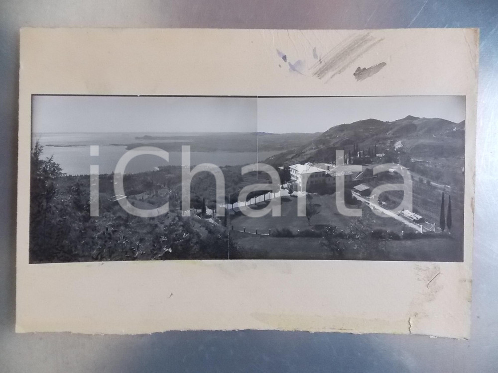 1960 ca GARDONE RIVIERA (BS) Casale con vigneto *Bozzetto per cartolina 33x23 cm