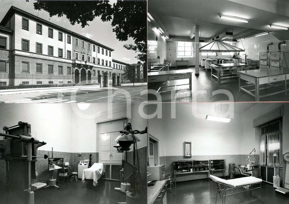 1960 ca MILANO Via Pitteri - Orfanotrofio I MARTINITT *Bozzetto cartolina 30x21