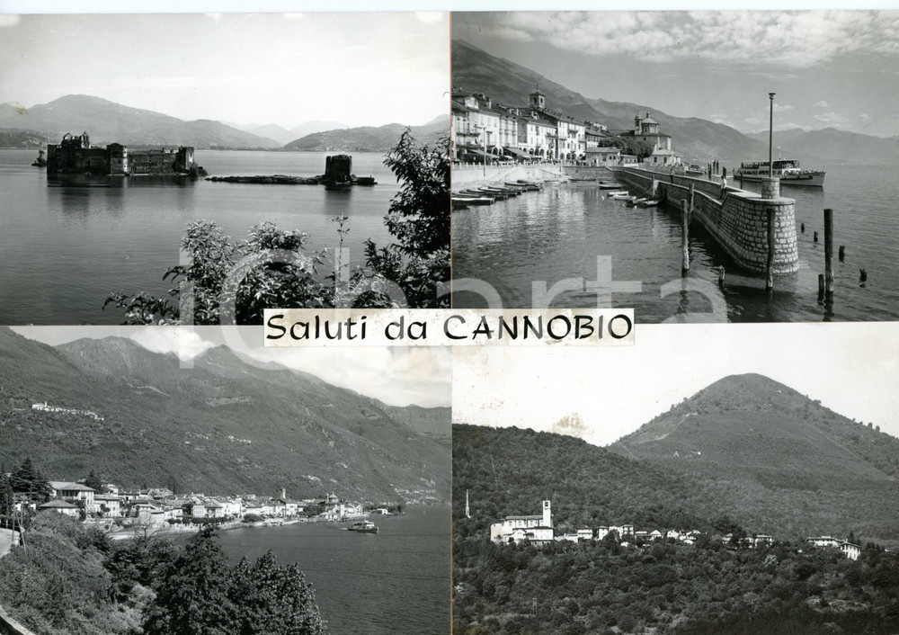 1960 ca CANNOBIO (VB) Castello di CANNERO - Bozzetto per cartolina 30x21 cm Bozzetto preparatorio per cartolina postale.Collage su cartoncino morbido.  CONDIZIONI: FAIR (macchie al centro) FORMATO: 30x21 cm    originale e autentica 1