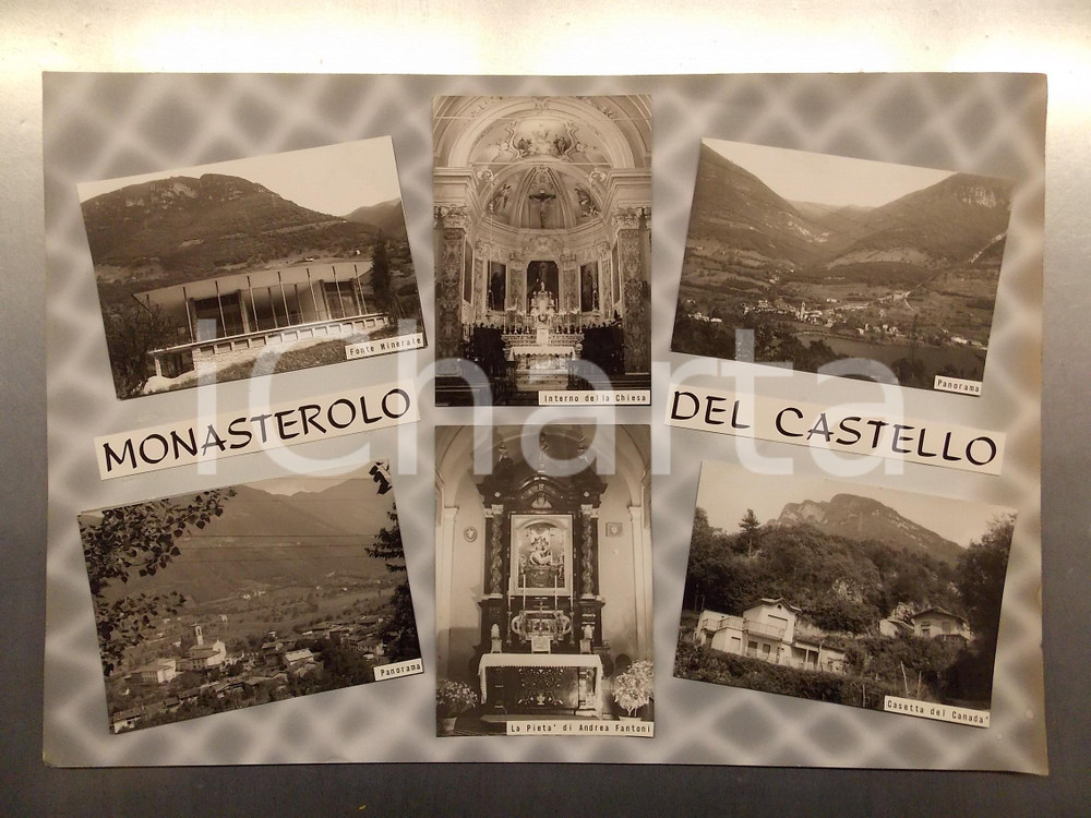 1960 ca MONASTEROLO DEL CASTELLO (BG) Casetta del CANADA *Bozzetto 50x35 cm