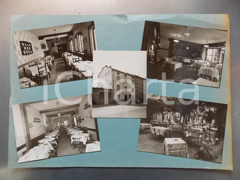 1960 ca COLORNO Loc. SACCA (PR) Trattoria STENDHAL *Bozzetto per cartolina 40x28 Bozzetto preparatorio per cartolina postale.Collage su cartoncino morbido.  CONDIZIONI: FAIR (ingiallimento al margine destro) FORMATO: 40x28 cm    originale e autentica 1