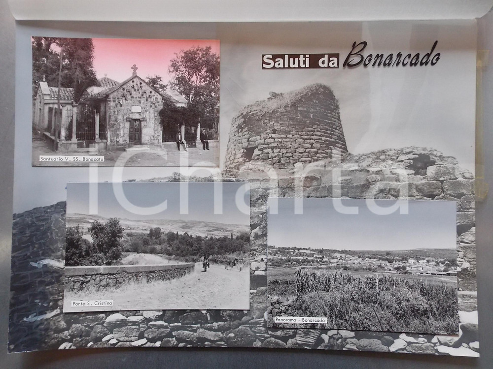 1960 ca BONARCARDO (OR) Asino percorre ponte SANTA CRISTINA *Bozzetto 35x27 cm Bozzetto preparatorio per cartolina postale.Collage su cartoncino morbido, con velina di protezione.  CONDIZIONI: FAIR FORMATO: 35x27 cm    originale e autentica 1