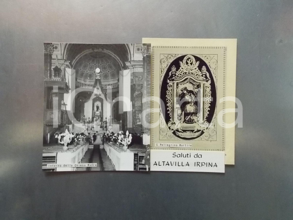 1960 ca ALTAVILLA IRPINA Santuario SAN PELLEGRINO - Bozzetto per cartolina 27x18 Bozzetto preparatorio per cartolina postale.Collage su cartoncino morbido.  CONDIZIONI: FAIR FORMATO: 27x18 cm    originale e autentica 1