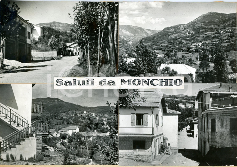 1960 ca PALAGANO - MONCHIO (MO) Vedutine panoramiche - Bozzetto 30x21 cm