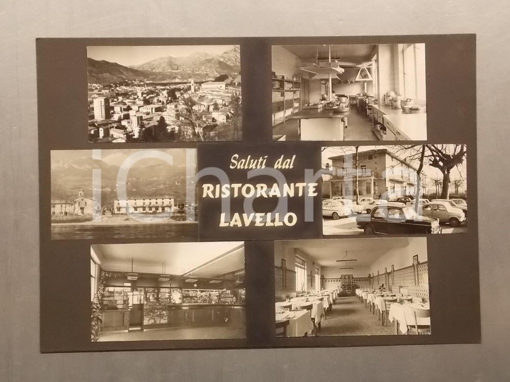 1960 ca CALOLZIOCORTE (LC) Ristorante LAVELLO *Bozzetto per cartolina 40x28 cm
