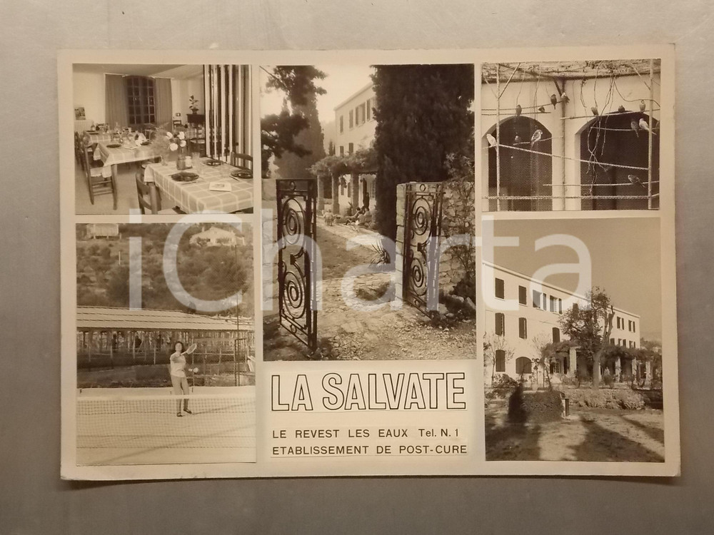 1960 ca LE REVEST-LES-EAUX (F) Istituto LA SALVATE *Bozzetto per cartolina 40x30