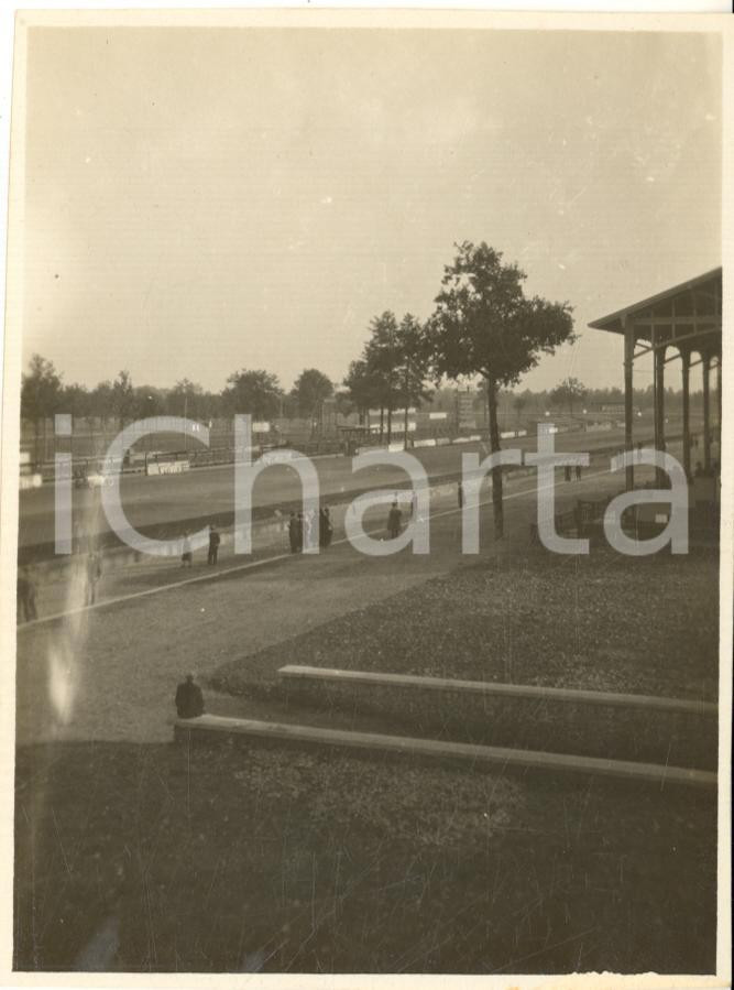 1924 MONZA Autodromo Nazionale - Veduta con auto in corsa - Foto 8x11 cm