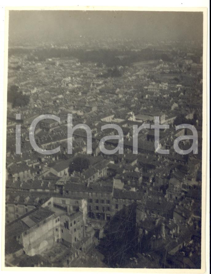 Fotografia d epoca originale 1924 MILANO Veduta aerea del centro storico  Foto VINTAGE 8x11 cm 1