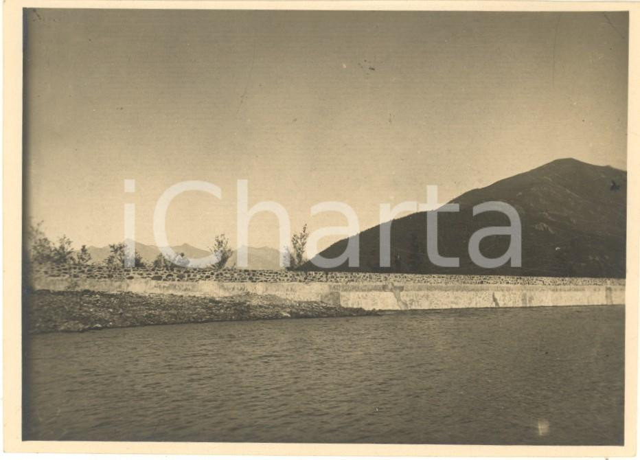1925 Area di VARESE - LAGO DELIO - Veduta della riva - Foto 12x8 cm