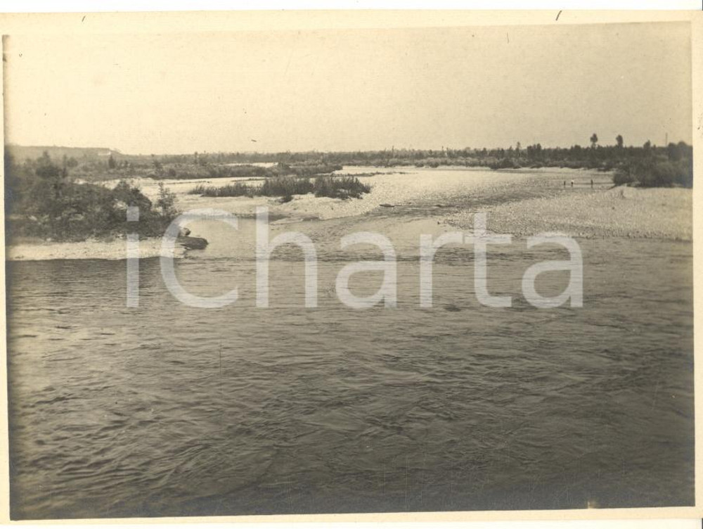1925 Area di VAPRIO D'ADDA - Confluenza fiumi Brembo e Adda - Foto 12x8 cm