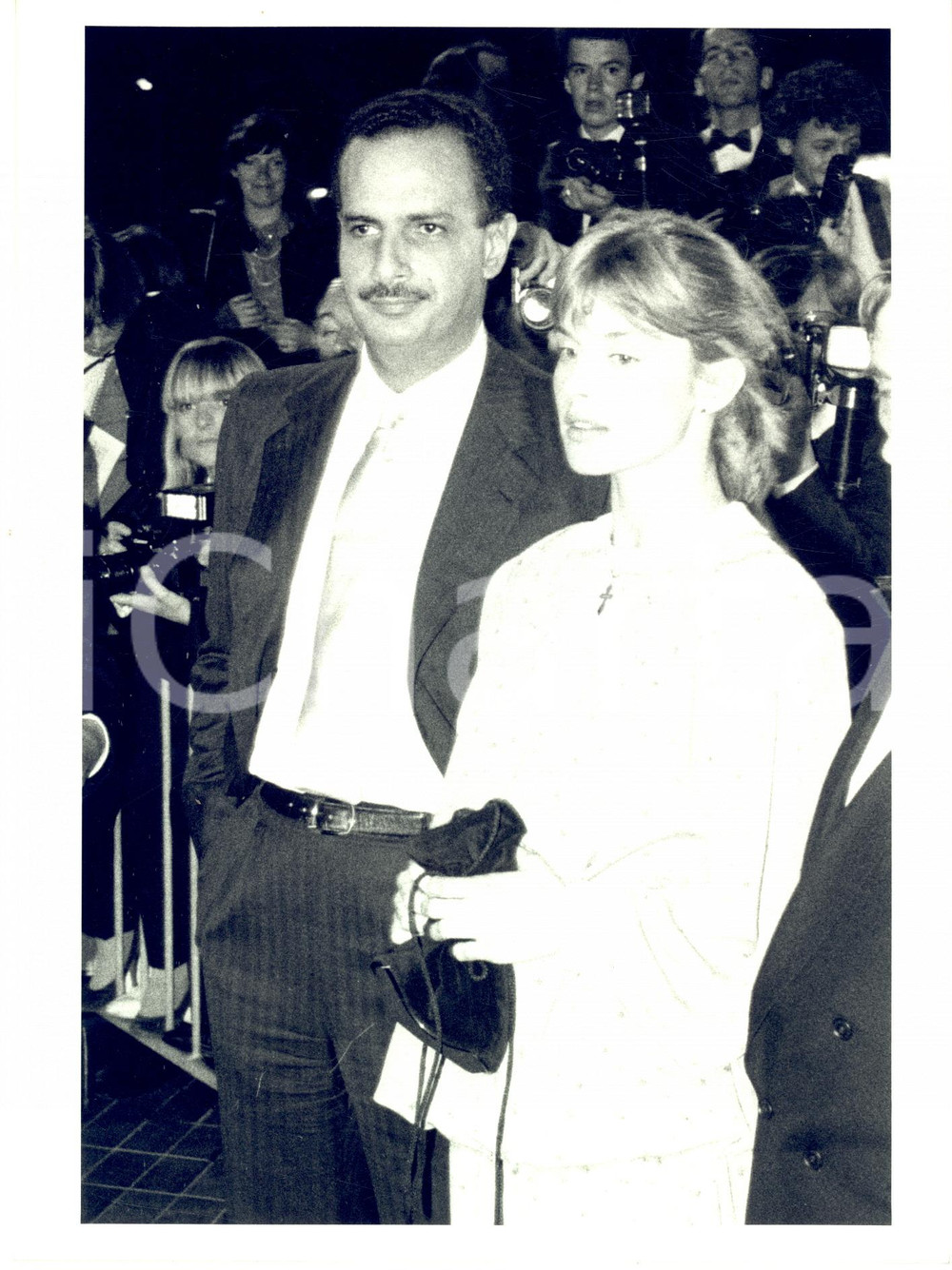 1984 Festival di CANNES - Ibrahim MOUSSA e Nastassja KINSKI - Foto 18x24 cm (1)