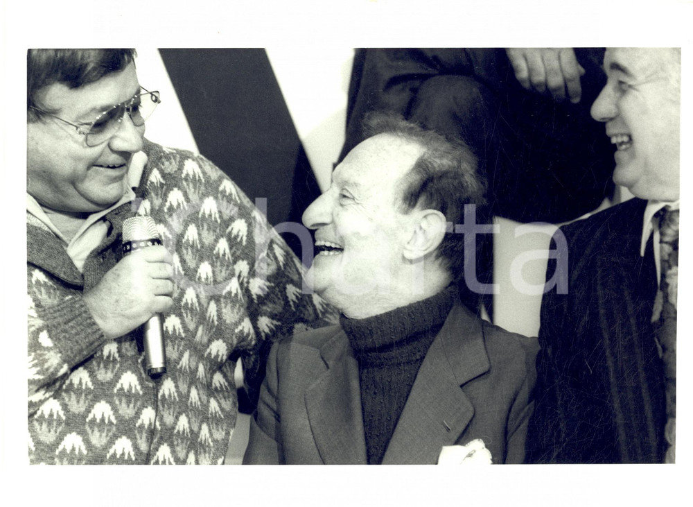 1987 RETE 4 "Un fantastico tragico venerdì" Paolo VILLAGGIO Nunzio FILOGAMO Foto