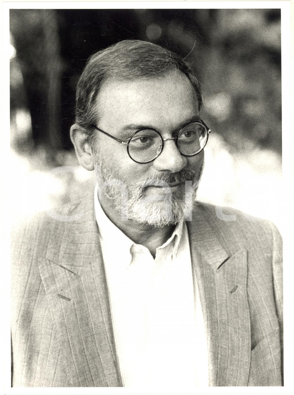 1985 ca MILANO Giornalista Piero OSTELLINO - Ritratto (3) Foto 18x24 cm