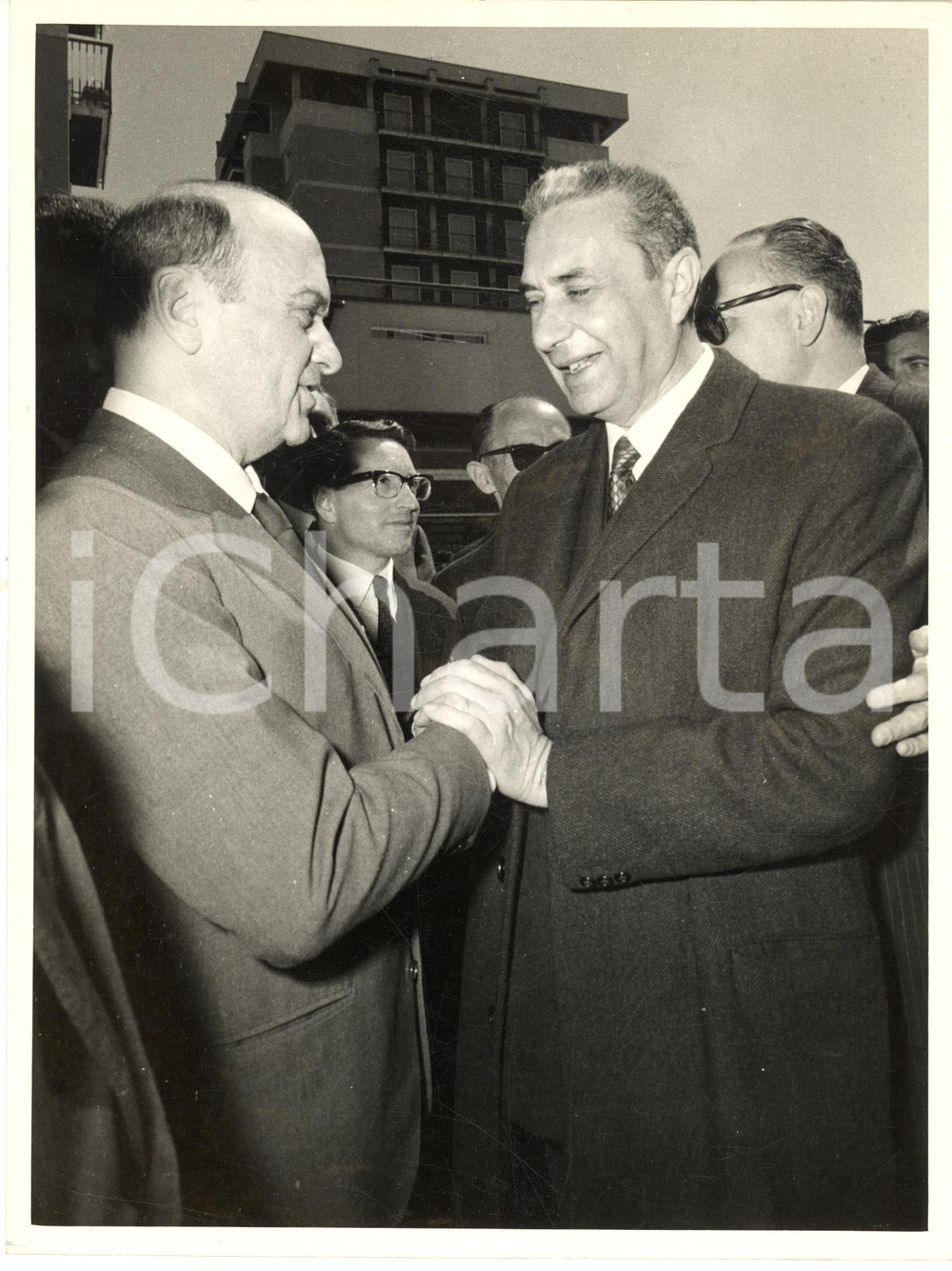 1970 ca s.l. POLITICA DC Aldo MORO a un incontro ufficiale - Foto 18x24 cm