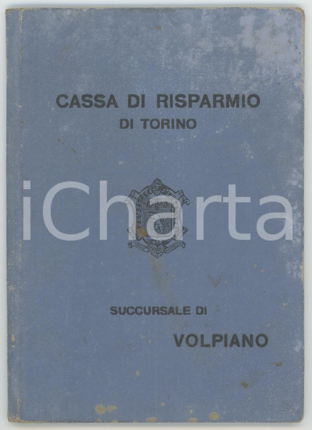 Oggetto da collezione cartaceo 1938 VOLPIANO Cassa di Risparmio TORINO  Libretto di risparmio al portatore 1