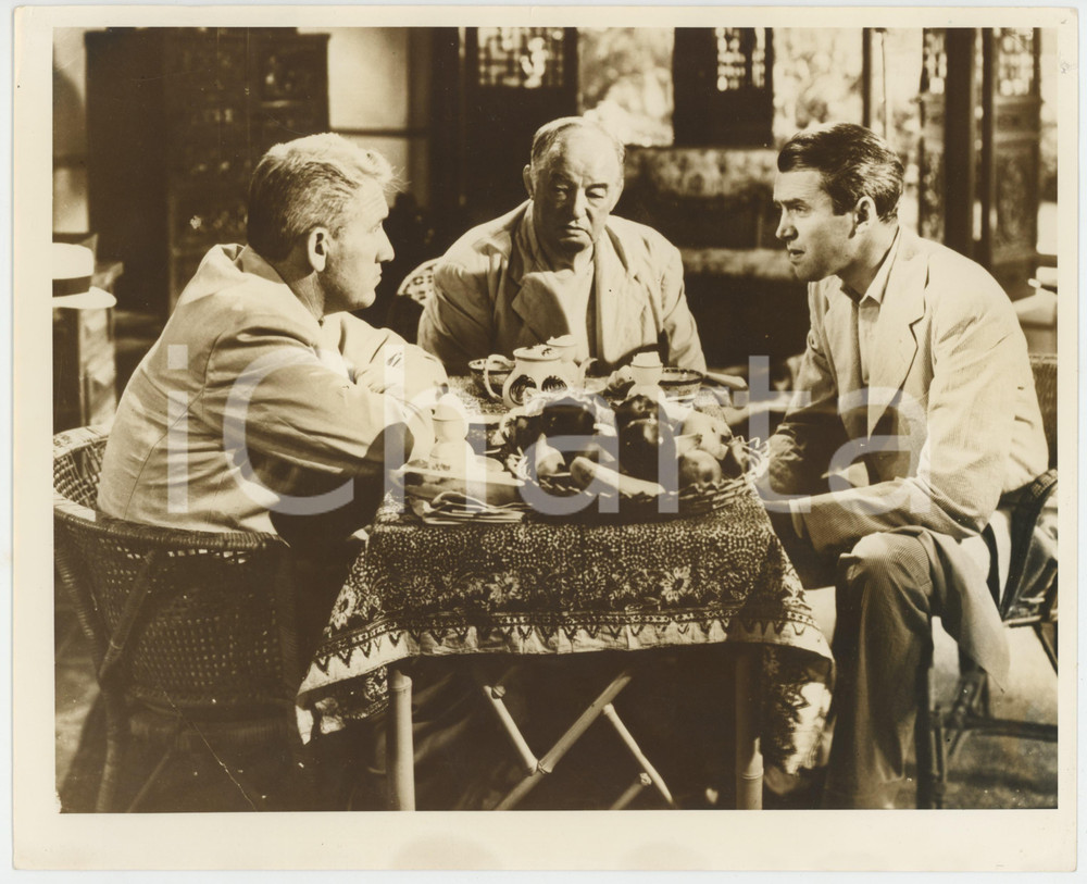 Fotografia d epoca originale 1949 CINEMA Film Malaya Spencer TRACY Sydney GREENSTREET James STEWART Photo 1