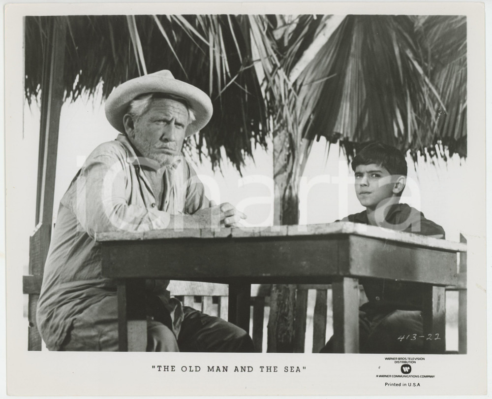 Fotografia d epoca originale 1958 CINEMA Film The Old Man and the Sea Spencer TRACY Felipe PAZOS  Photo 1