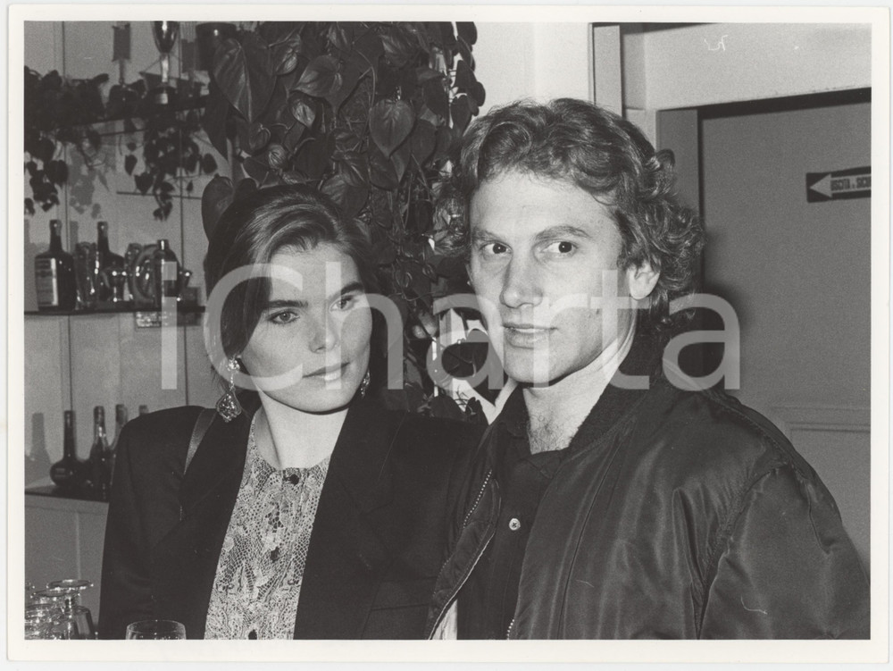 Fotografia d epoca originale 1986 CINEMA Mariel HEMINGWAY and Steve CRISMAN  Fotografia 24x18 cm 2 1