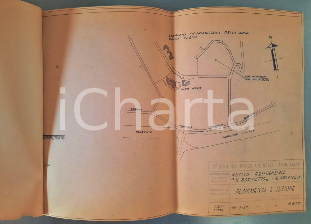 1967 GARLENDA Residenze IL BOSCHETTO - Progetto studio Ing. Renzo ACCINELLI