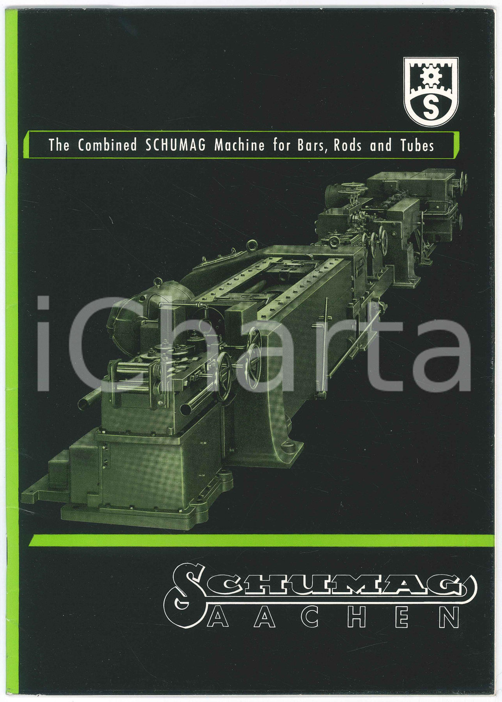 1960 ca AACHEN - SCHUMAG - Machine for bars, rods and tubes - 17 p. English