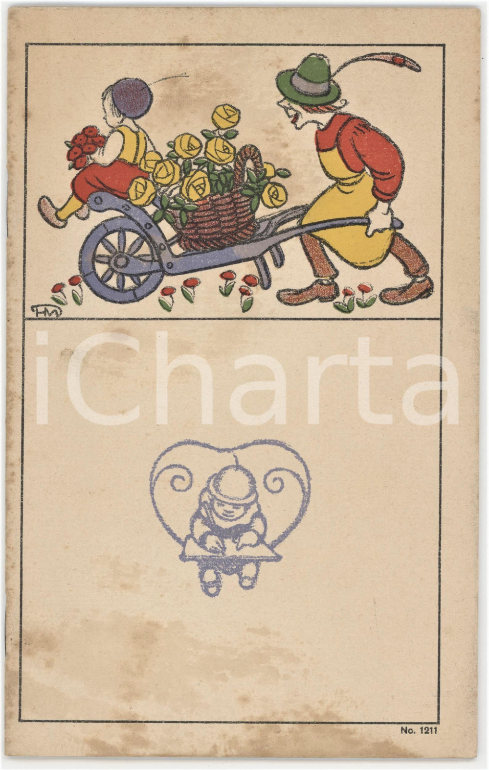 1940 ca BAMBINI Album da colorare - STEHLI Frères Editeurs - 16 pp.