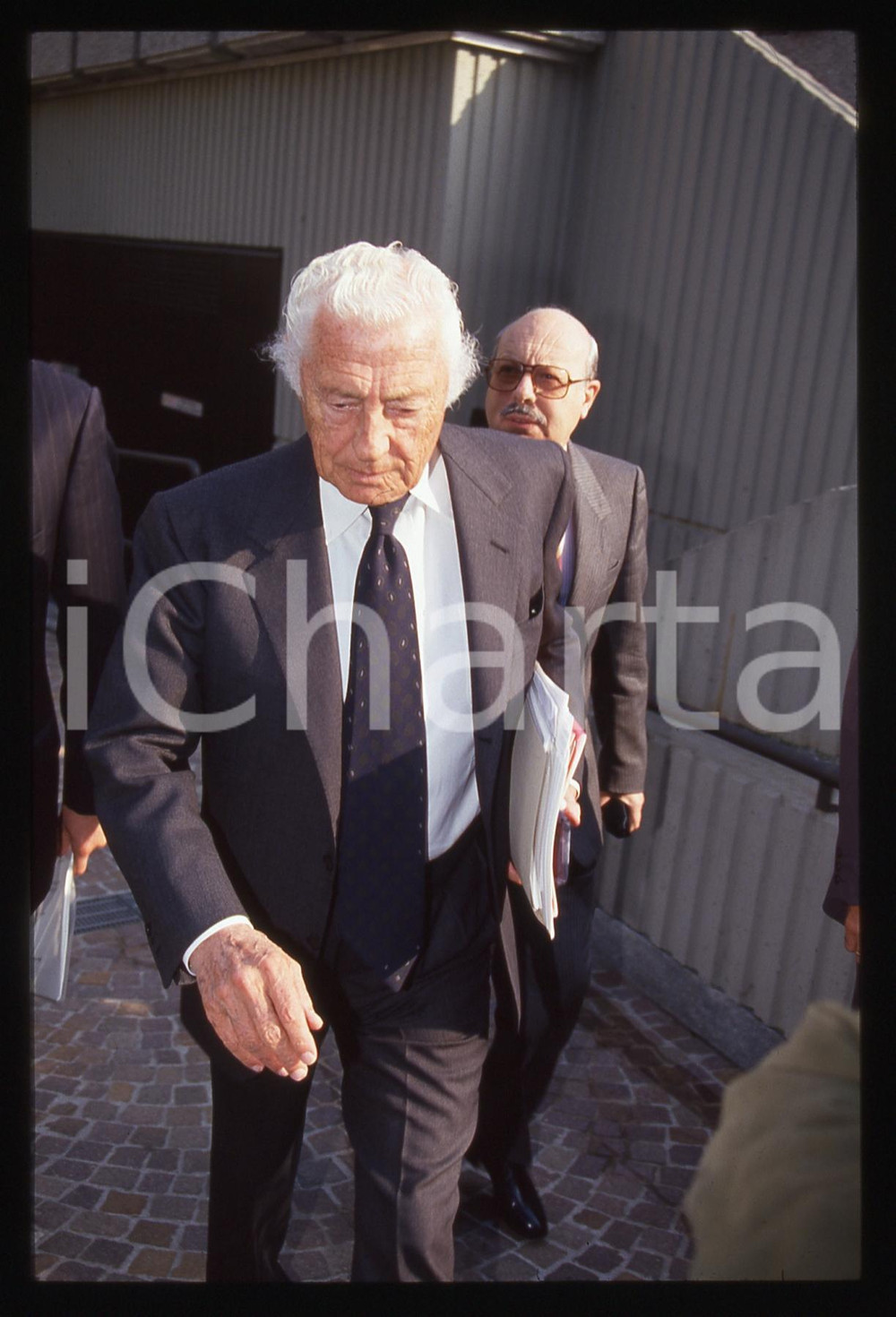 35mm vintage slide* 1995ca Ritratto Gianni AGNELLI * (2)