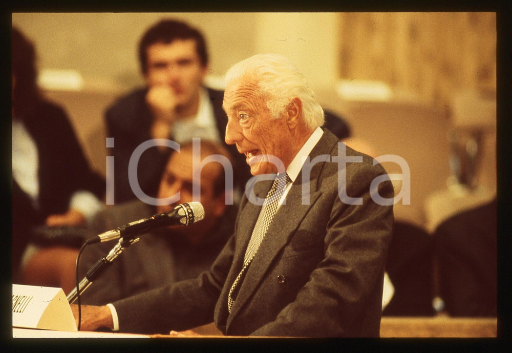 35mm vintage slide* 1995ca Ritratto di Gianni AGNELLI * (4)