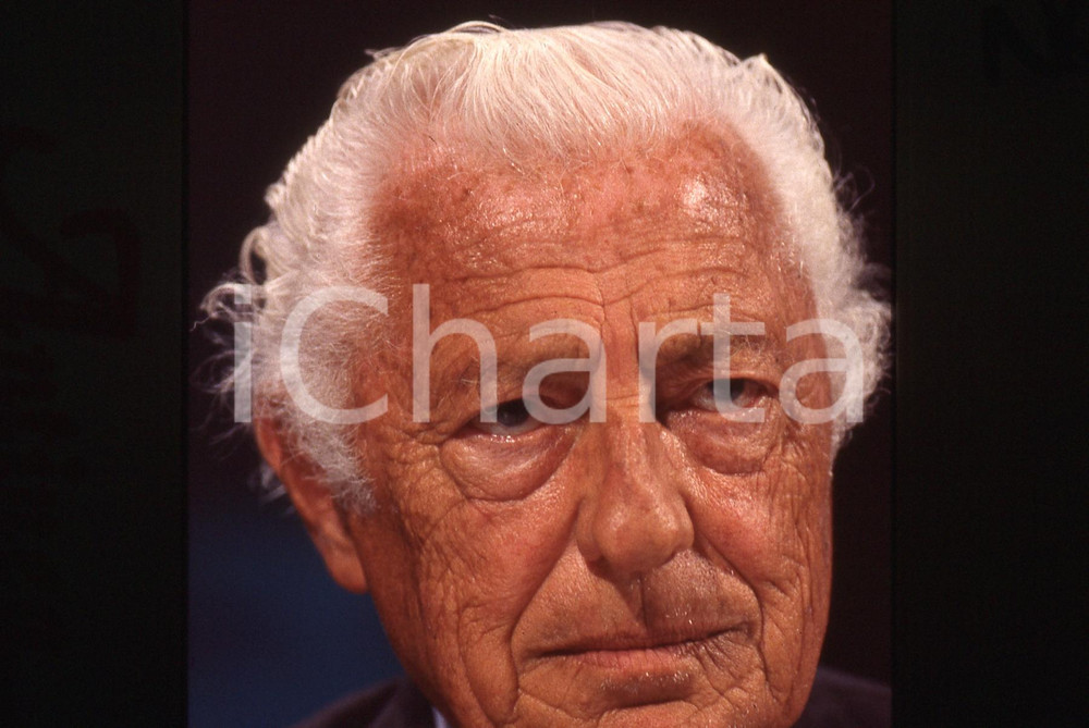 35mm vintage slide* 1995ca Ritratto di Gianni AGNELLI (17)