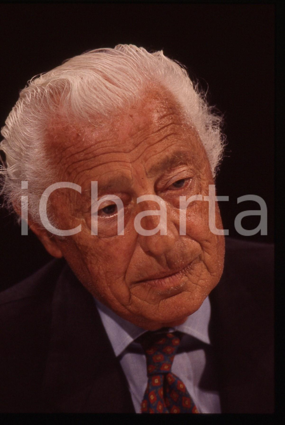 35mm vintage slide* 1995ca Ritratto di Gianni AGNELLI (23)
