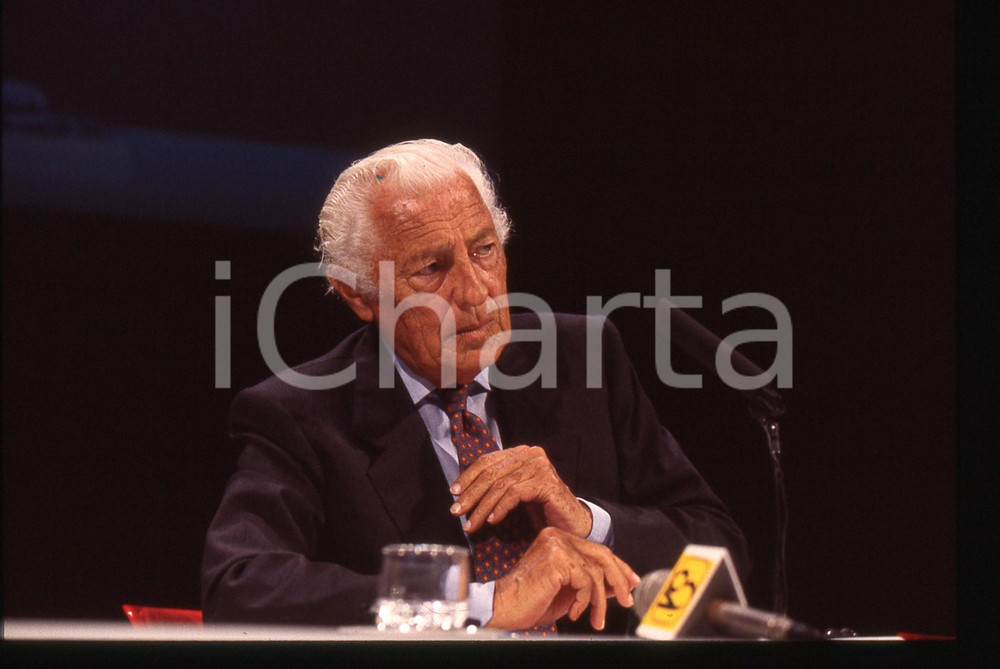 35mm vintage slide* 1995ca Ritratto di Gianni AGNELLI (96)