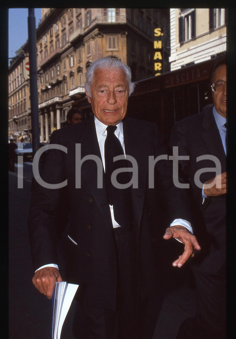 35mm vintage slide* 1995ca ROMA Gianni AGNELLI ritratto