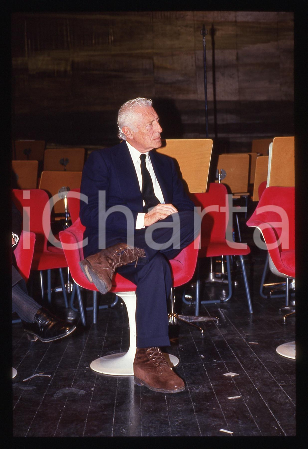 35mm vintage slide* 1995ca Ritratto di Gianni AGNELLI (76)