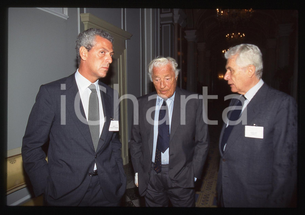 35mm vintage slide* 1995ca VILLA D'ESTE Agnelli, Tronchetti Provera, Gabetti