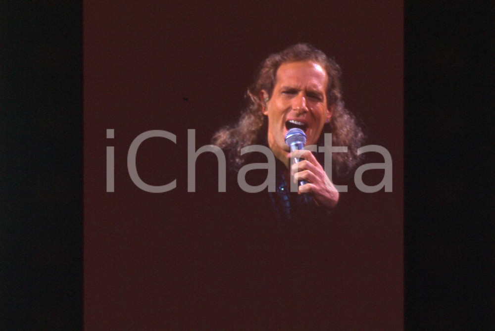 35mm vintage slide* 1995ca - Ritratto di Michael BOLTON in concerto (6)