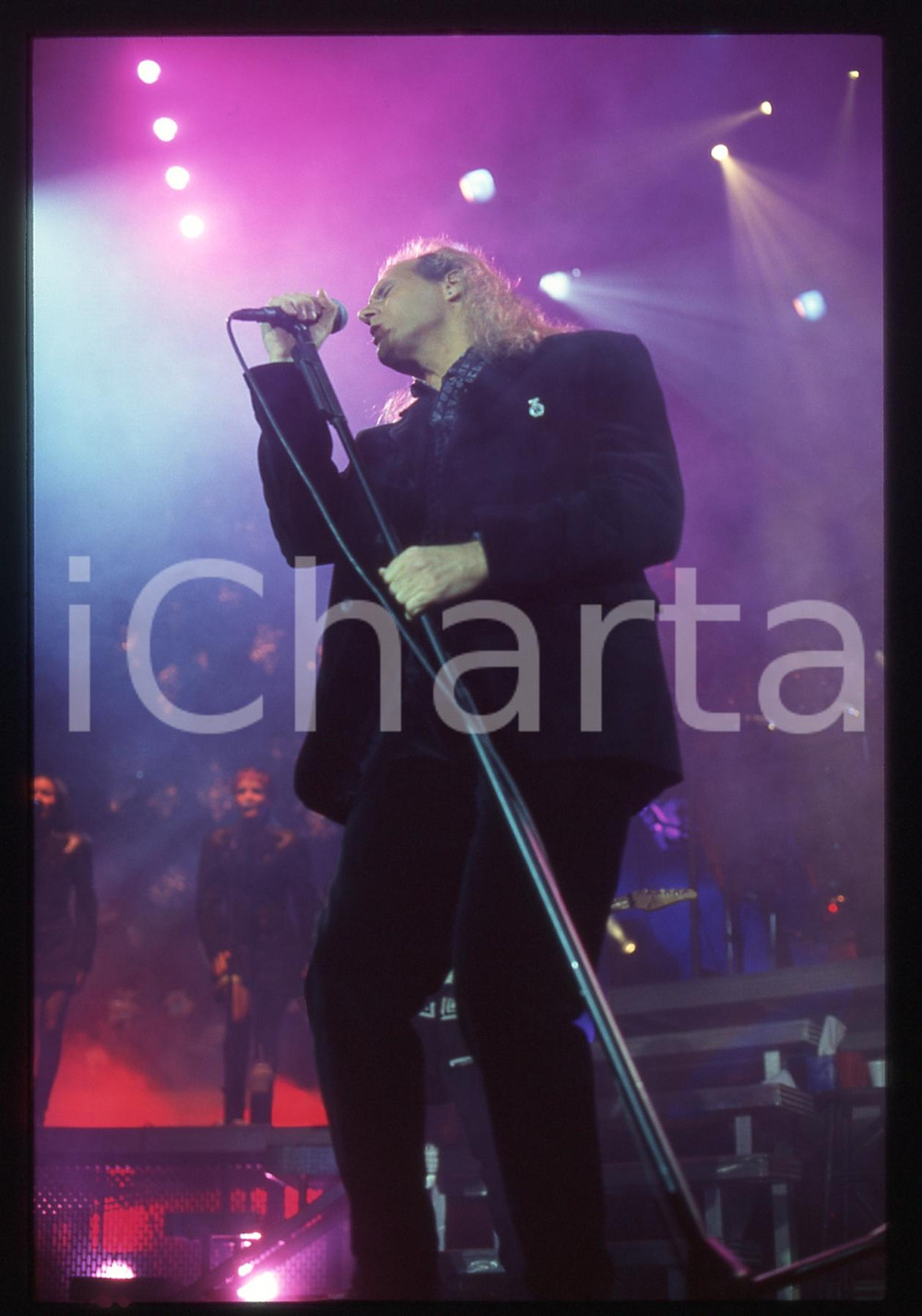 Fotografia d epoca originale 35mm vintage slide 1995ca  MILANO? Michael BOLTON in concerto 65 1