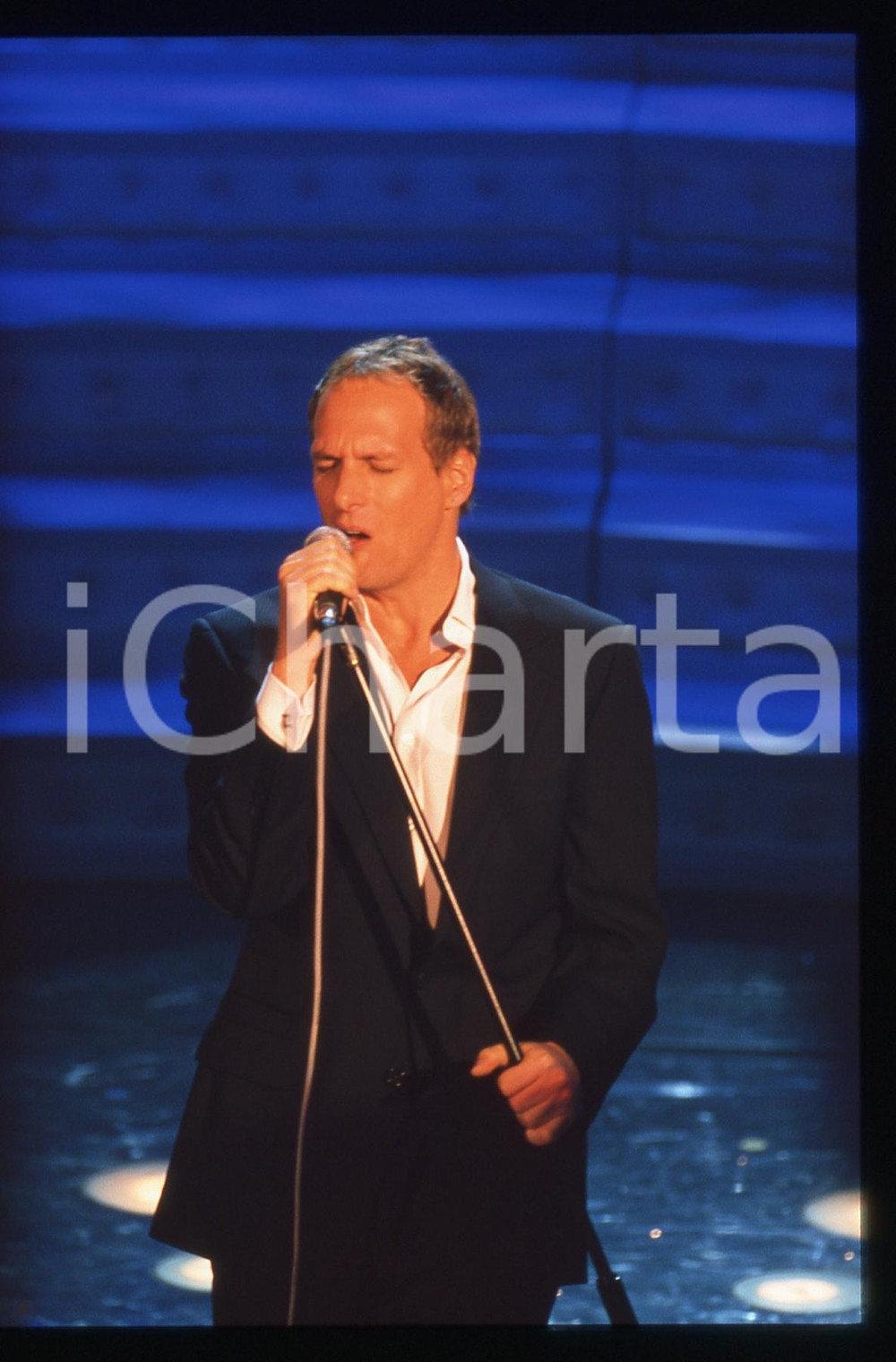 35mm vintage slide* 2000ca -Michael BOLTON durante un'esibizione (4)