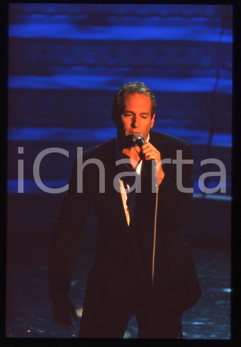 35mm vintage slide* 2000ca -Michael BOLTON durante un'esibizione (6)