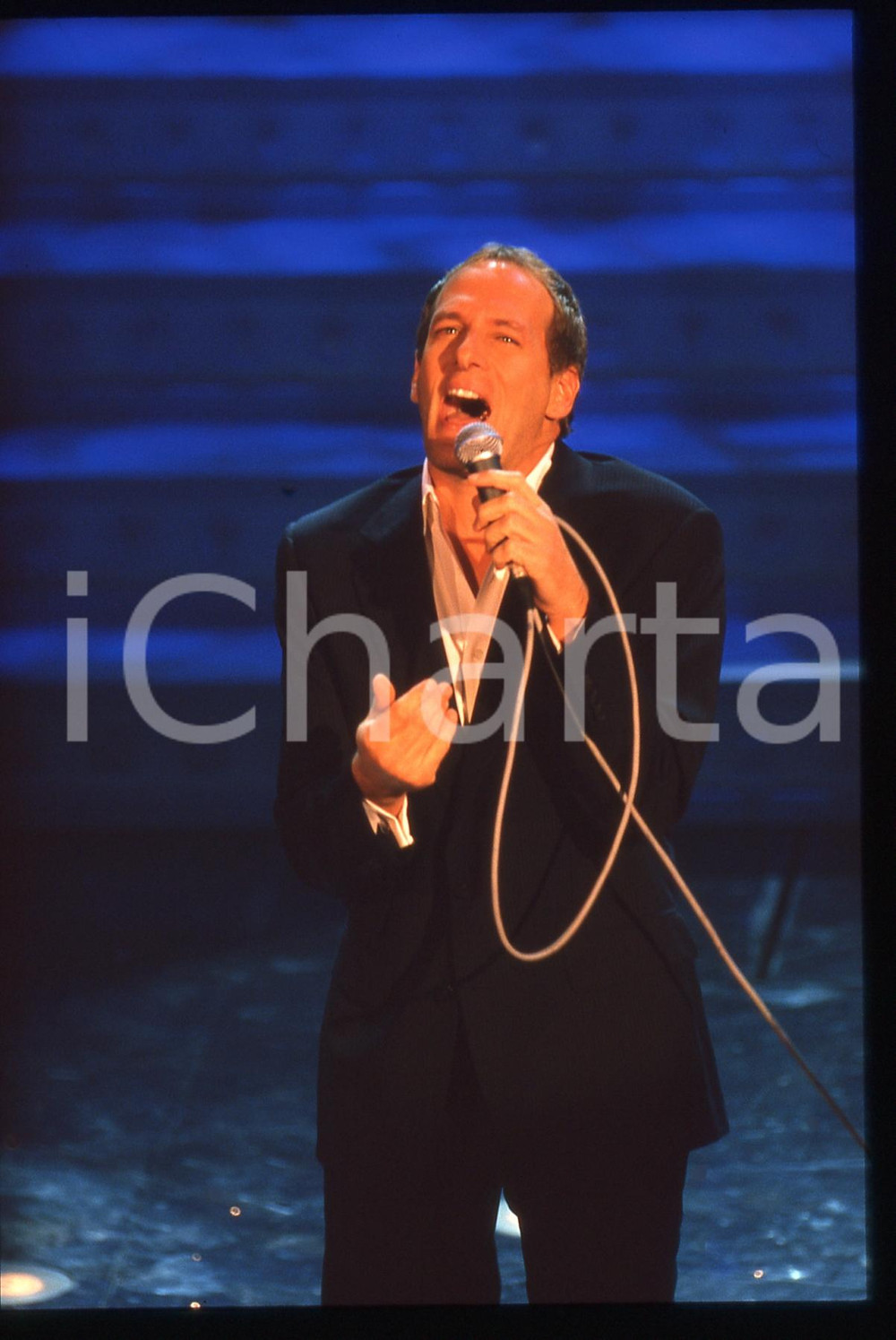 35mm vintage slide* 2000ca -Michael BOLTON durante un'esibizione (9)