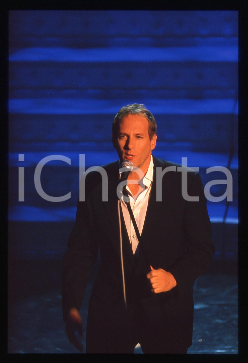 35mm vintage slide* 2000ca -Michael BOLTON durante un'esibizione (10)