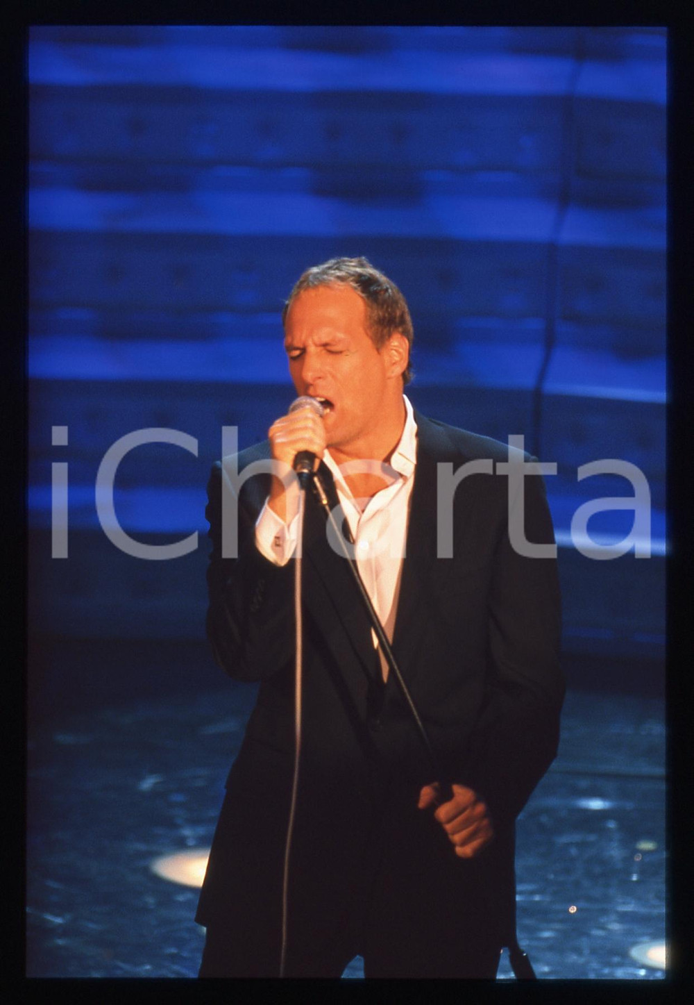 35mm vintage slide* 2000ca -Michael BOLTON durante un'esibizione (11)