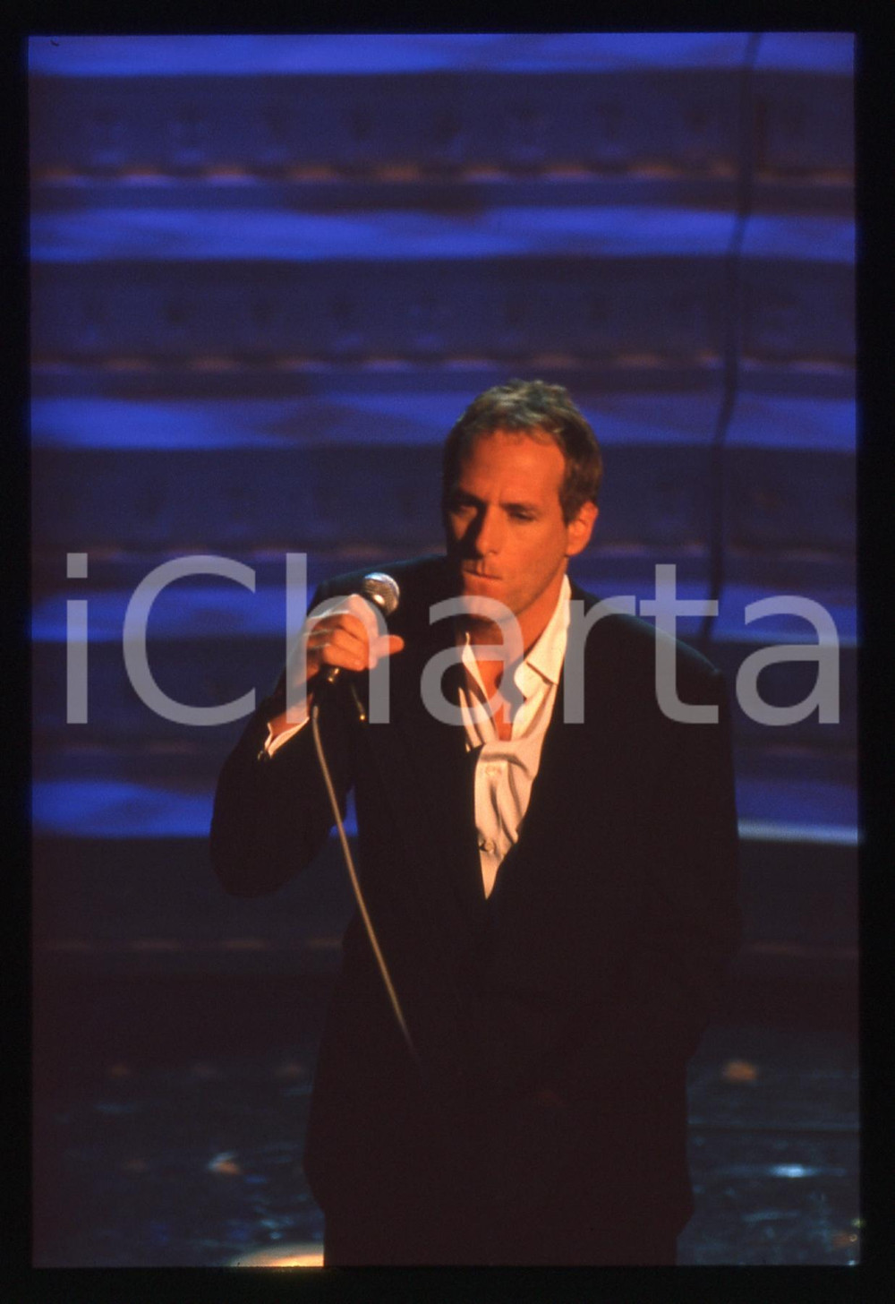 35mm vintage slide* 2000ca -Michael BOLTON durante un'esibizione (14)