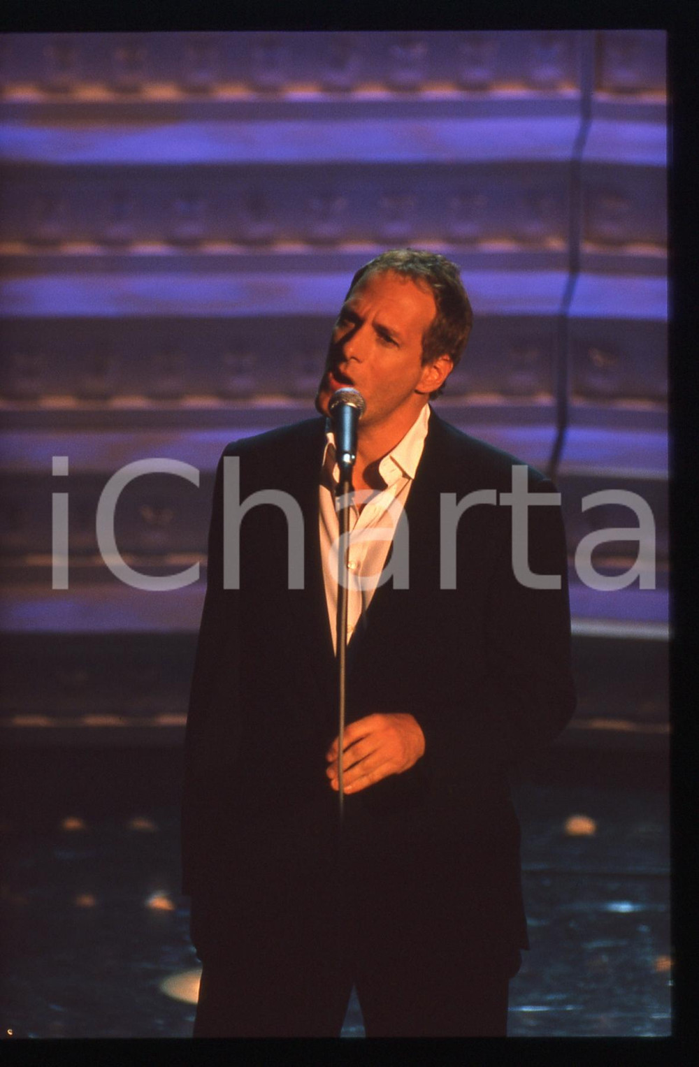 35mm vintage slide* 2000ca -Michael BOLTON durante un'esibizione (19)