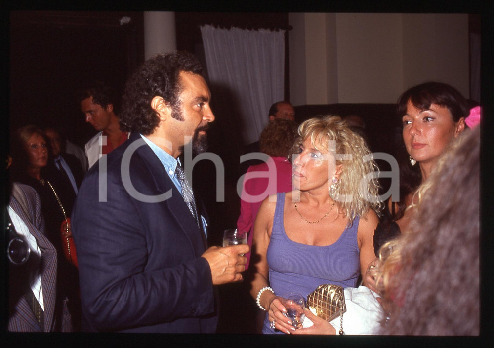 35mm vintage slide* 1995ca Diego ABATANTUONO ritratto ad un evento (5)