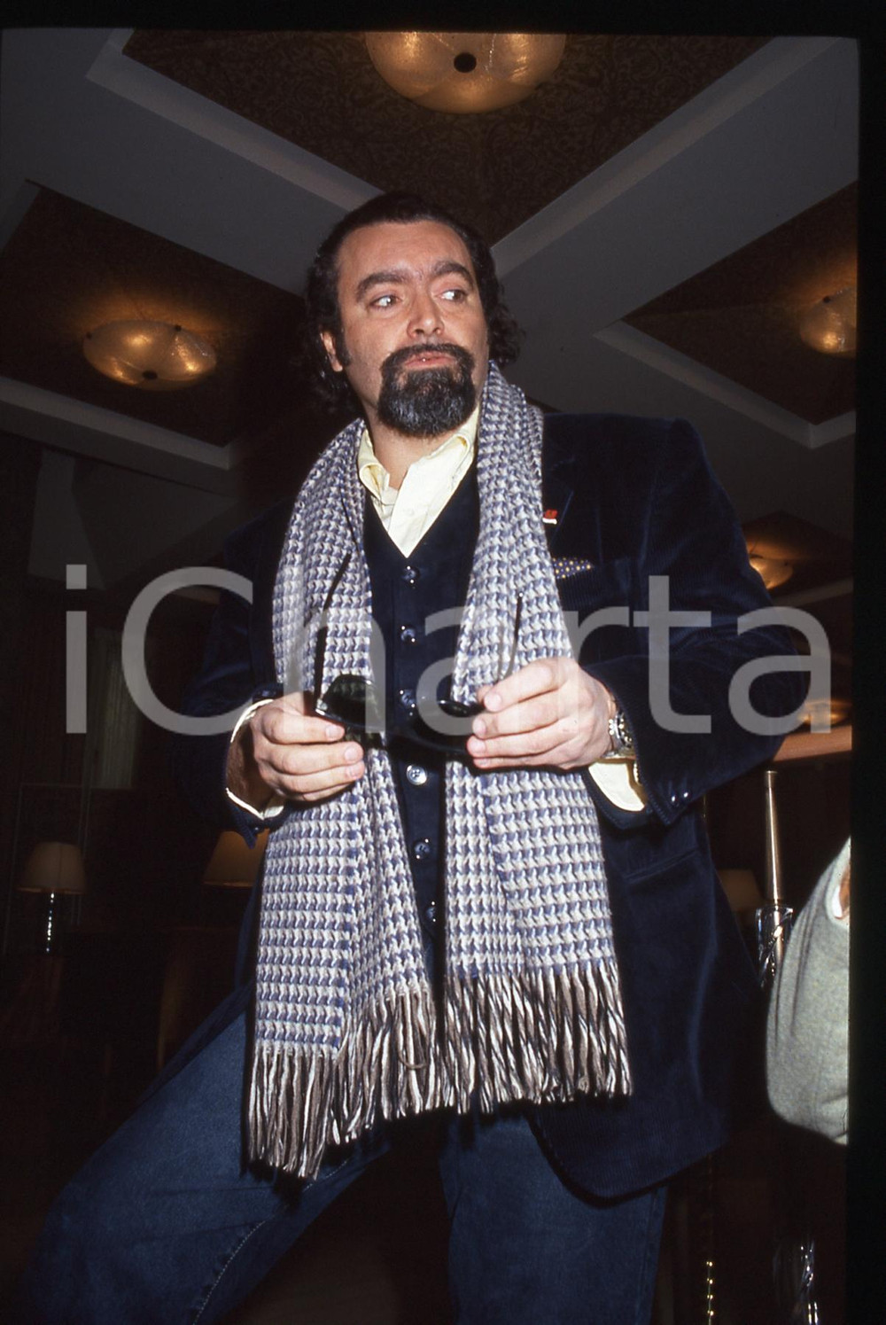 35mm vintage slide* 1995ca ritratto di Diego ABATANTUONO (1)