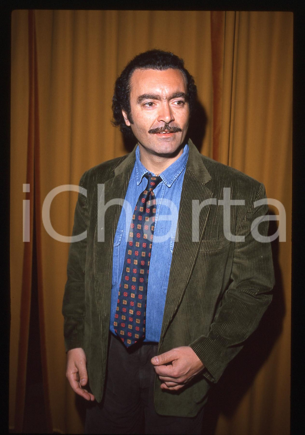 35mm vintage slide* 1990ca ritratto di Diego ABATANTUONO (2)