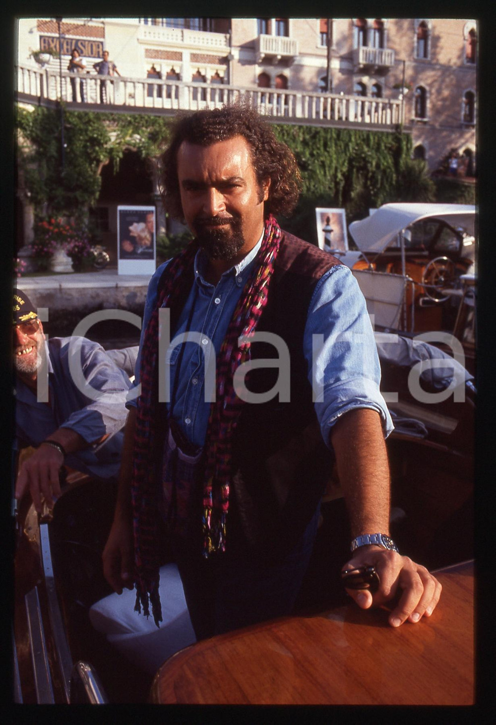 35mm vintage slide* 1995ca VENEZIA ritratto di Diego ABATANTUONO 
