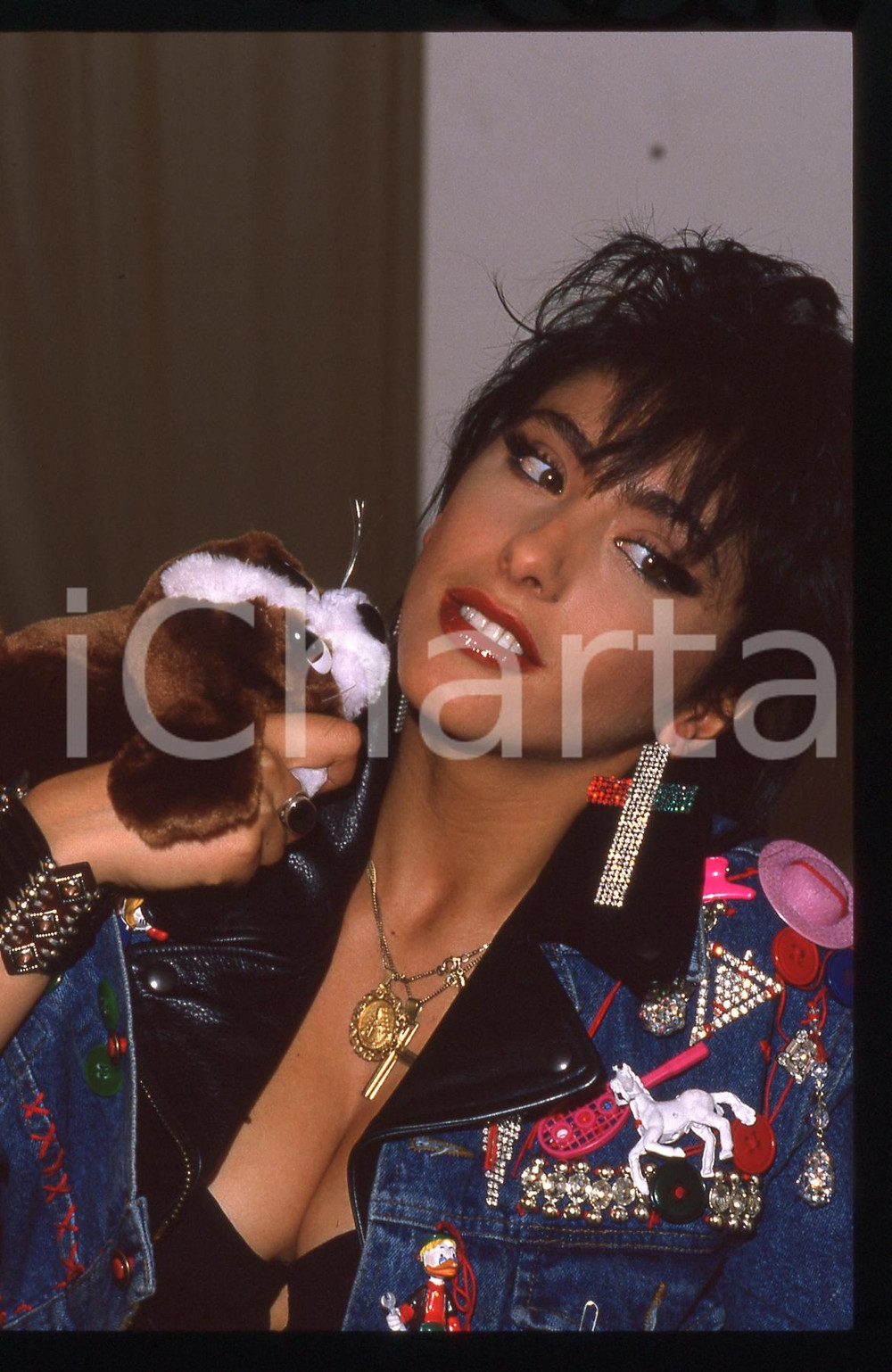 35mm vintage slide* 1990ca ritratto di Sabrina SALERNO (78)