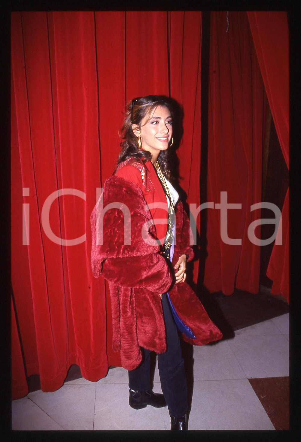 35mm vintage slide* 1990ca ritratto di Sabrina SALERNO (102)