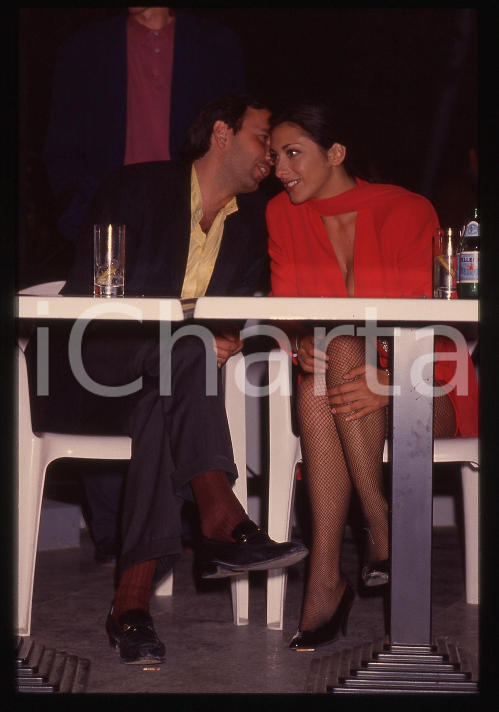 35mm vintage slide* 1990ca Sabrina SALERNO ritratta col fidanzato (8)